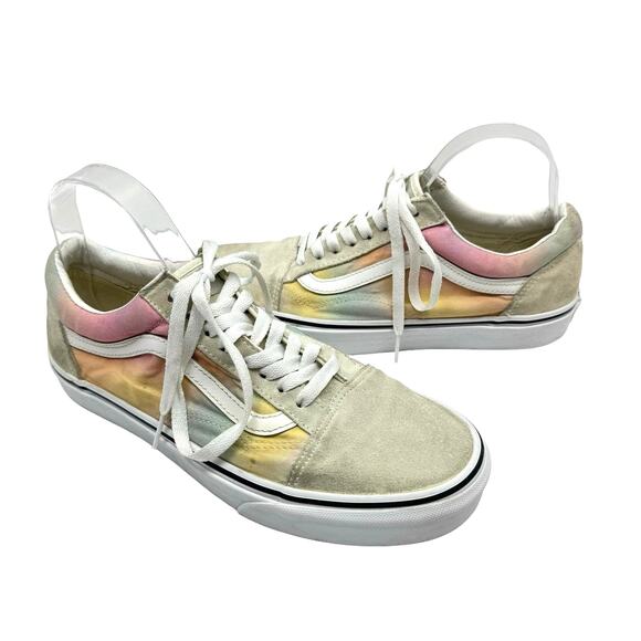 VANS Aura Shift Tie Dye Old Skool Low Top Lace Up Skateboard Sneakers - Picture 1 of 10
